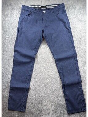 Massimo Dutti Slim Fit Navy Blue Pants